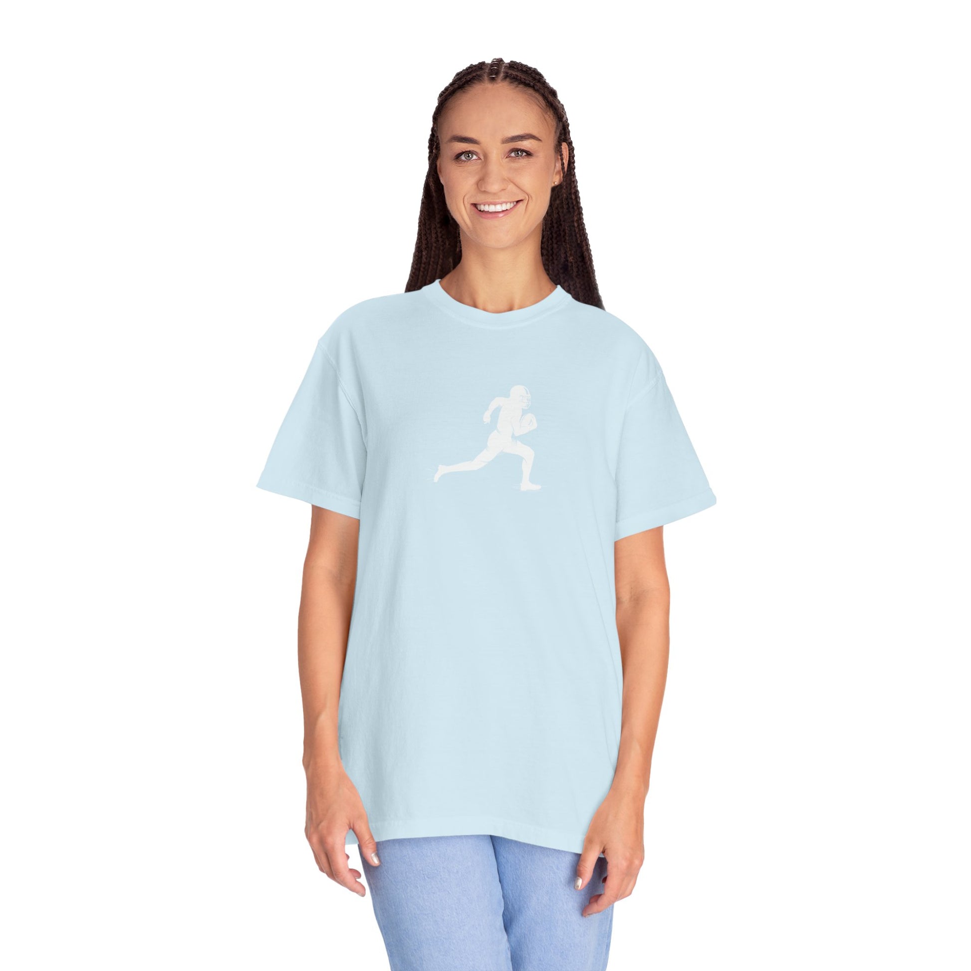 Unisex Football Player T-Shirt | Comfortable Sports Tee, Gift for Runners, Casual Wear, Workout Clothing, Everyday Style - TRV