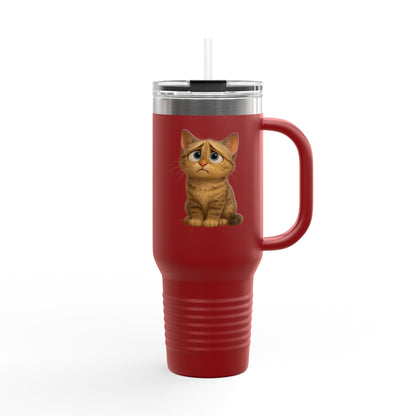 Cute Cat Insulated Travel Mug, 40oz - Perfect for Animal Lovers, Unique Gift for Cat Owners, Coffee on-the-go, Birthday Present, Cute [...]