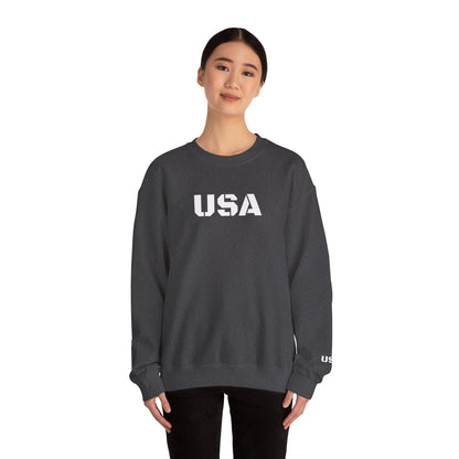 Cozy USA Unisex Crewneck Sweatshirt | Perfect Layering Piece for Every Season | Great Gift for Him/Her | Trendy Style for Casual Outings