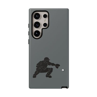 Printify baseball catcher phone case, tough protective cover with catcher design, fits smartphone models, durable and stylish.