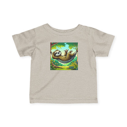 Sloth Relaxation Infant Tee, Baby T-Shirt, Cute Baby Clothes, Toddler Gift, Fun Nursery Wear, Animal Lover Gift