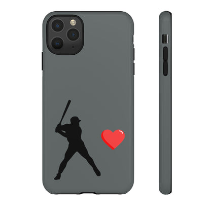 Printify baseball love phone case featuring sports-themed design, durable protective cover for smartphones, ideal for sports fans.