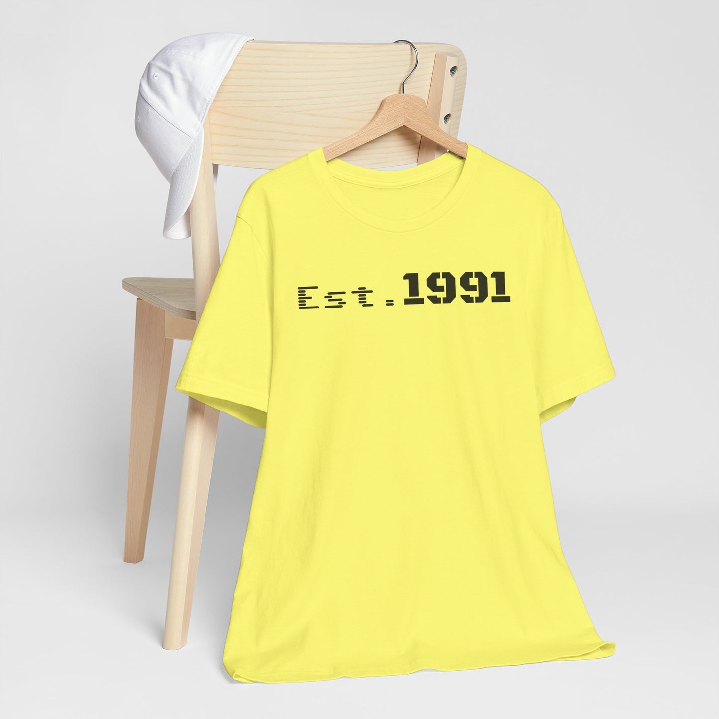 Established 1991 Unisex Jersey Tee | Vintage Anniversary Gift | Casual Wear, Birthday Shirt, Retro Style, Statement Tee, Gift for Him/Her - TRV