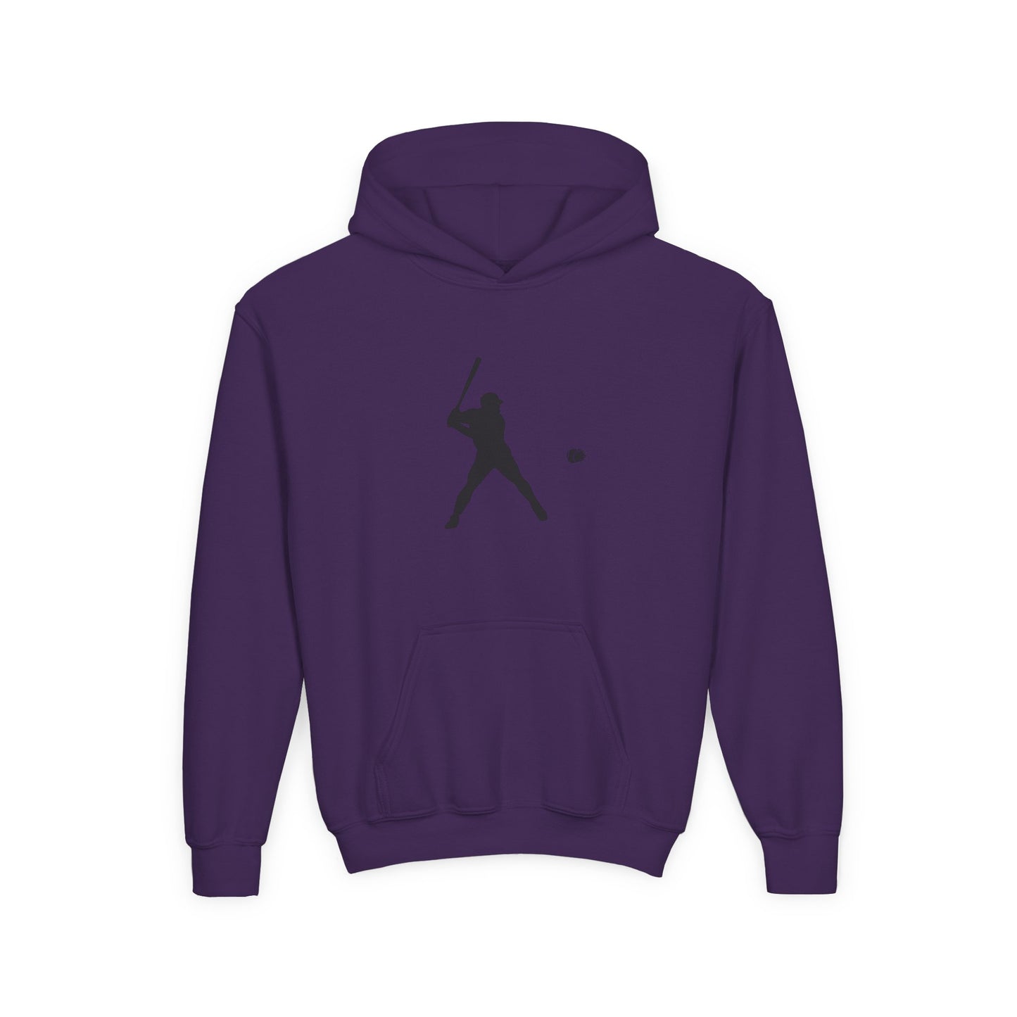 Baseball Themed Youth Hoodie, Sports Sweatshirt, Kids Gift, Youth Apparel, Baseball Fan Gear, Athletic Hoodie