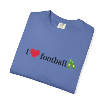 Unisex Football Love Tee - Casual Cotton T-Shirt, Gift for Sports Fans, Comfortable Daily Wear, Perfect for Game Days, Fun Summer Outfits - TRV