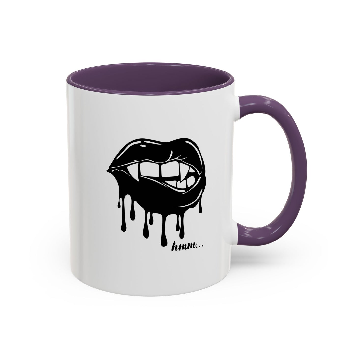 Vampire Lip Accent Coffee Mug - 11oz & 15oz - Unique Halloween Gift