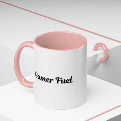 Gamer Fuel Accent Coffee Mug - Perfect for Gamers