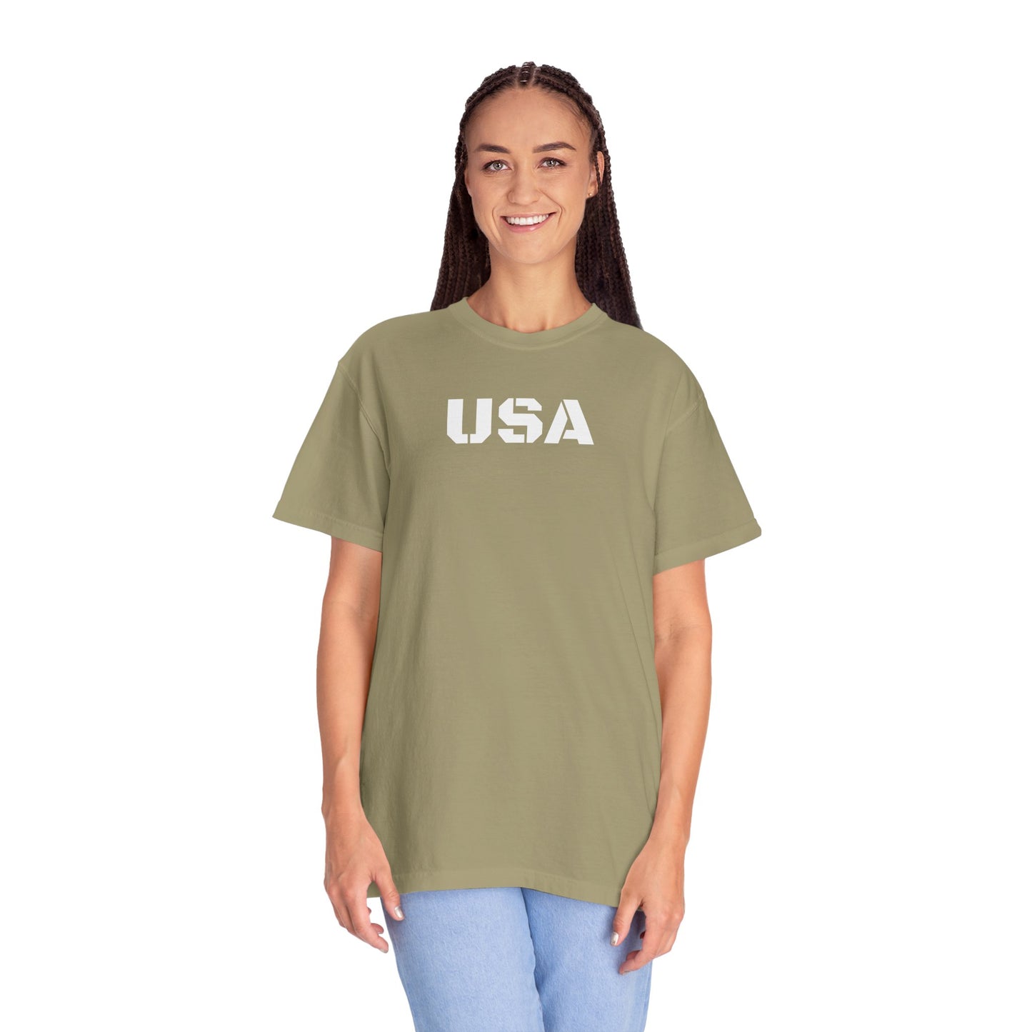 USA Vintage Unisex T-Shirt, Soft Cotton Tee, Casual Wear, Gifts for Her & Him, Summer Essentials, Independence Day Apparel - TRV