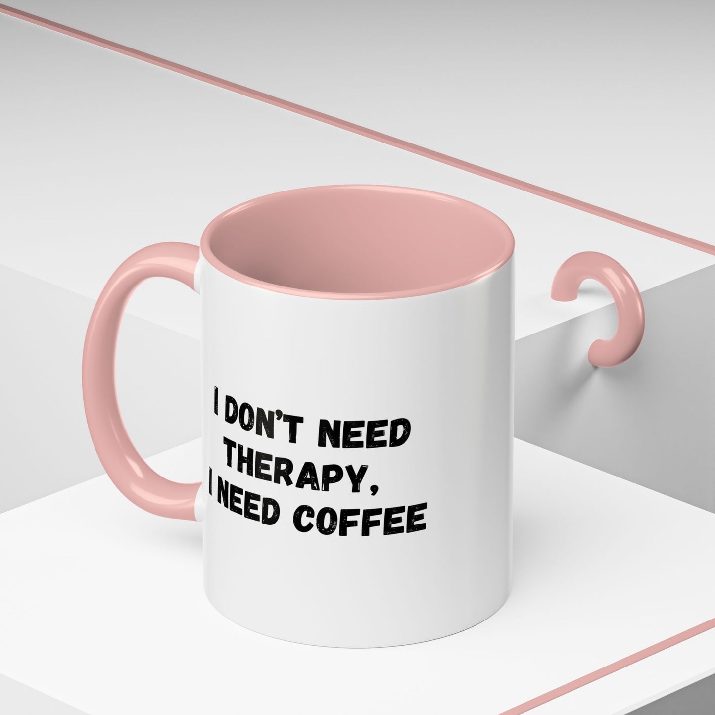 Funny Coffee Mug - I Don't Need Therapy, I Need Coffee | Gift for Coffee Lovers, Self-Care Mug, Office Humor, Ceramics for Home