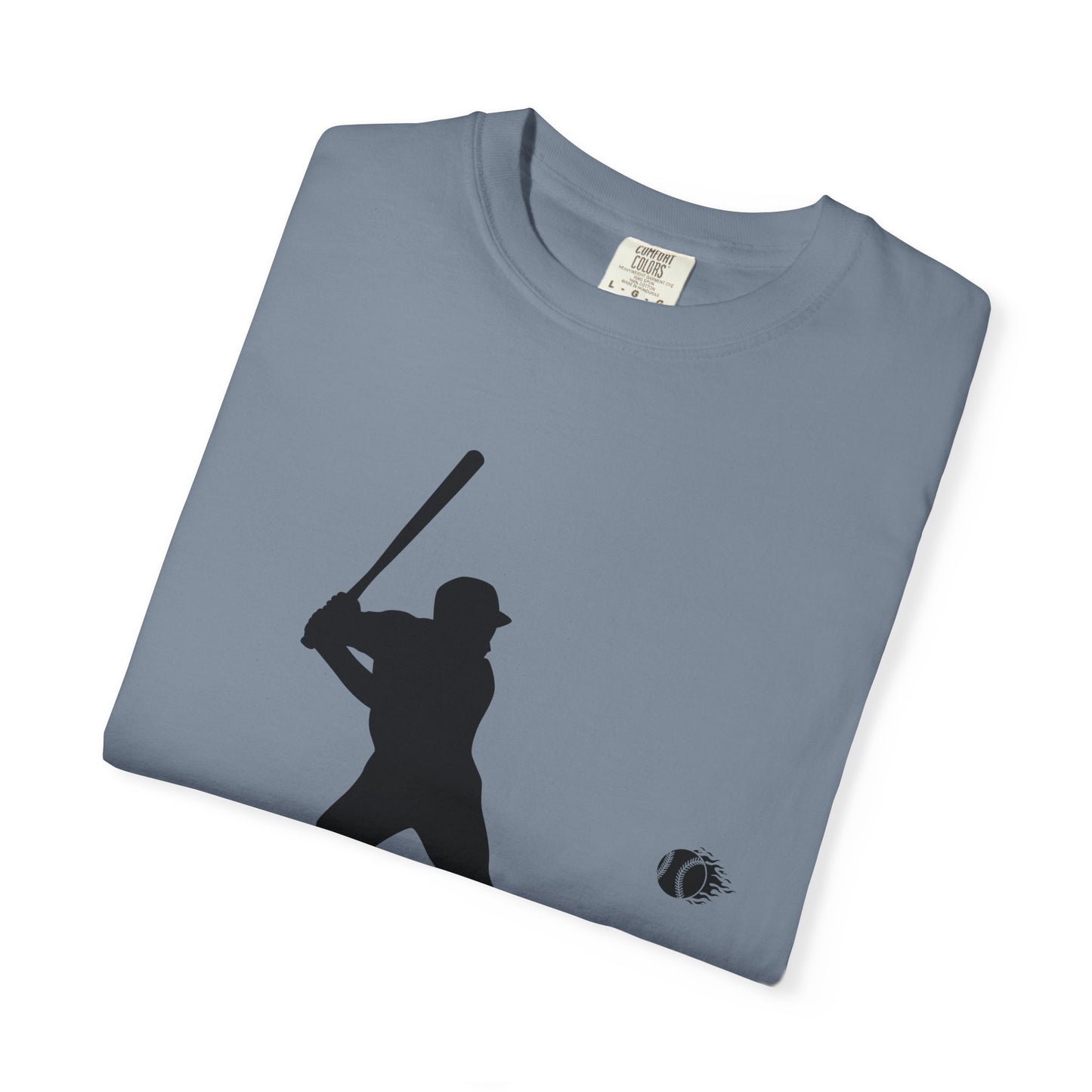 Unisex Baseball Silhouette Tee, Casual Wear, Sports Fan Apparel, Gift for Athletes, Summer Outing Outfit, Soft Cotton Shirt