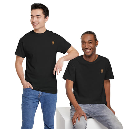 Brown kitten graphic T-shirt for cat lovers, featuring a cute cat print on a comfortable Printify tee.