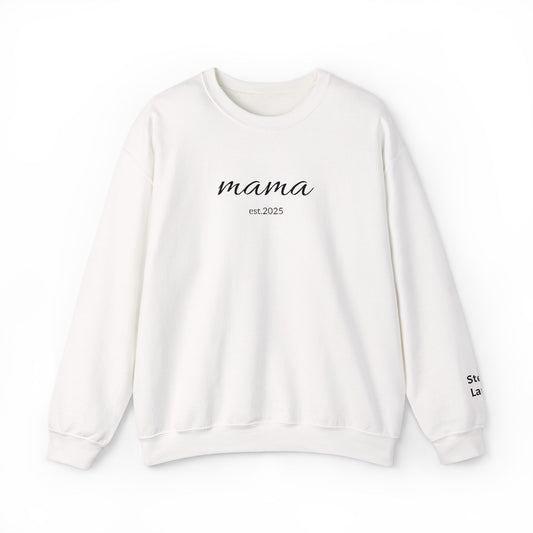 mama sweatshirt | simple script mom pullover - TRV
