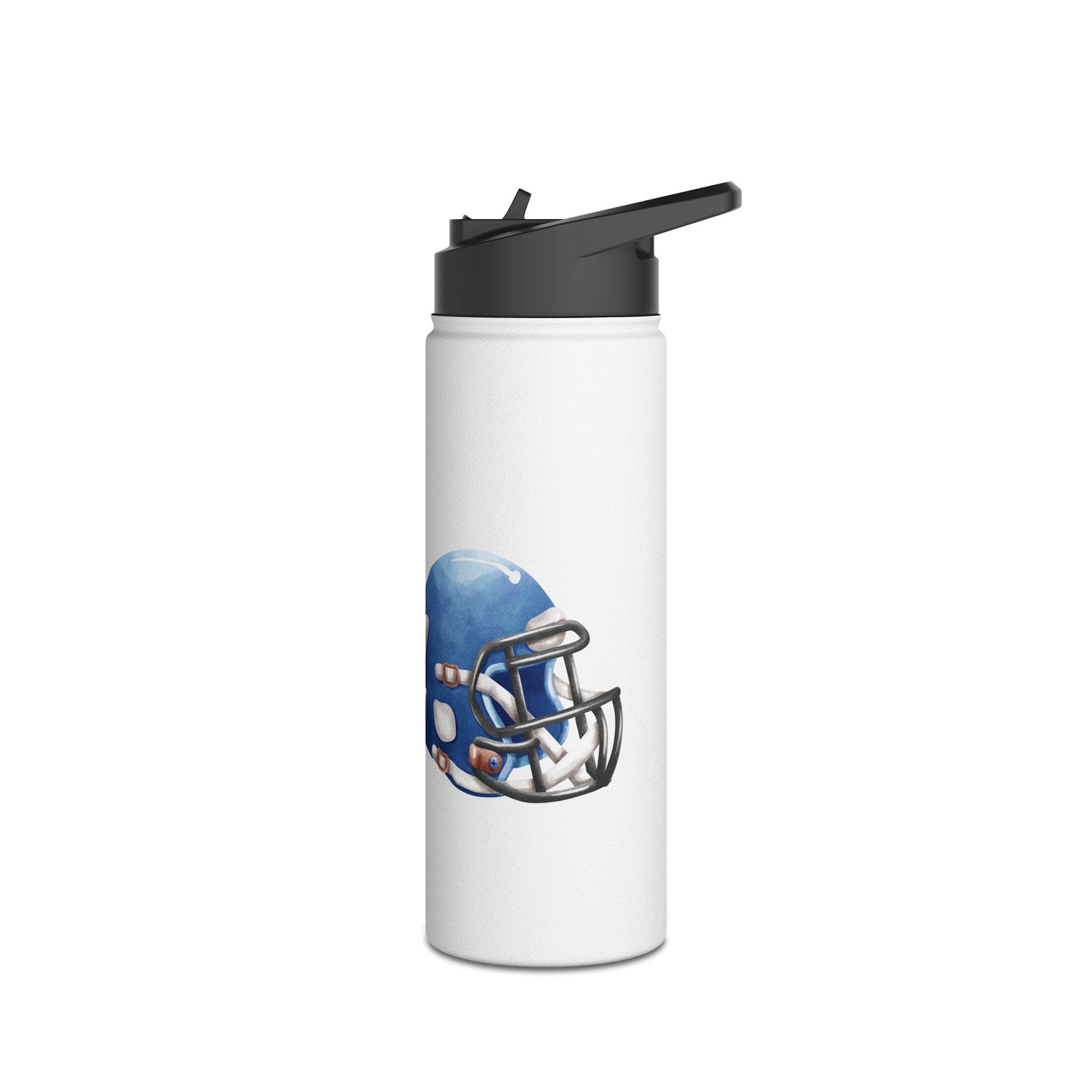 Sporty Stainless Steel Water Bottle with Unique Football Helmet Design | Ideal for Athletes, Gym Lovers, Sports Events, Hydration on the Go