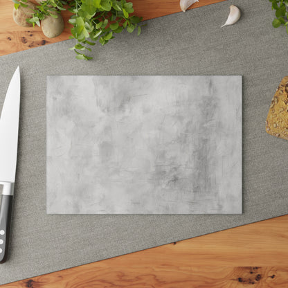 Gray Marble Glass Cutting Board — Modern Kitchen Counter Protector