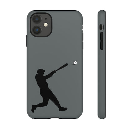 Printify baseball batter phone case, tough protective smartphone cover with baseball player design for fans.