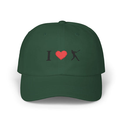 I Love Baseball Dad Cap, Sporty Hat for Dads, Baseball Lover Gift, Father's Day Gift, Casual Everyday Wear - TRV