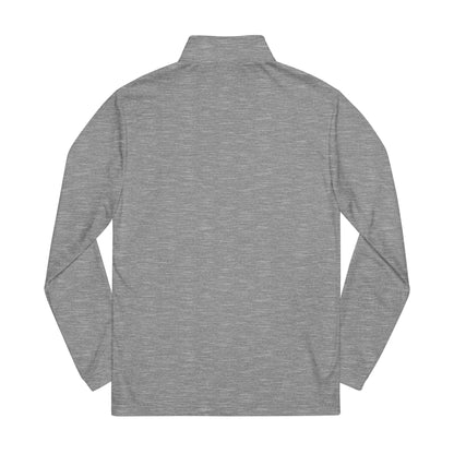 Adidas® Embroidered Quarter-Zip Pullover - Stylish Performance Layer With Love Gesture