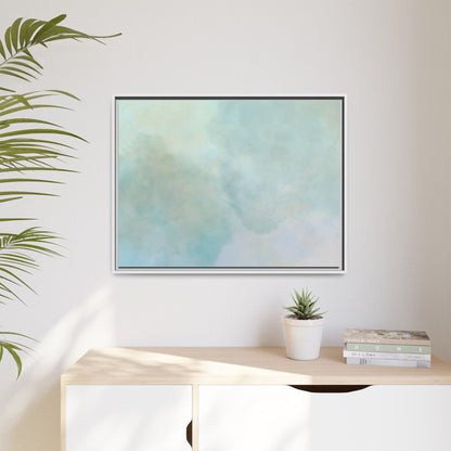 Soft Abstract Pastel Watercolor Matte Canvas