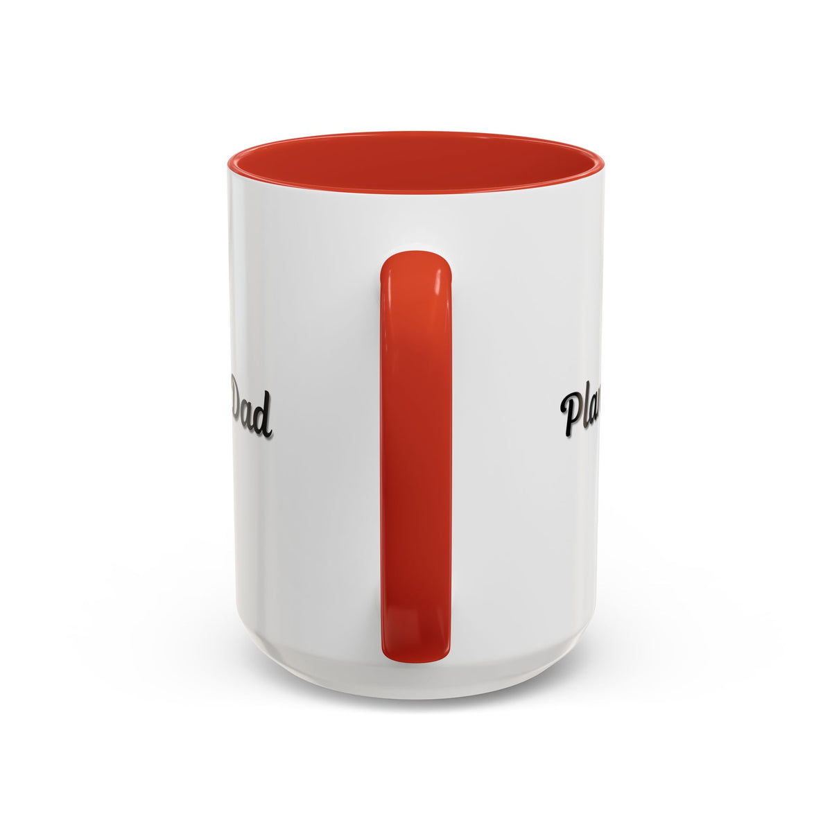 Black-handle Plant Dad coffee mug with plant-themed design, 11oz, ideal for plant lover gifts and daily use.