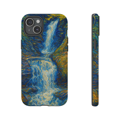 Artistic Phone Case - Waterfall Design, Unique Gift, Phone Accessory, Nature Lover, Original Artwork - TRV