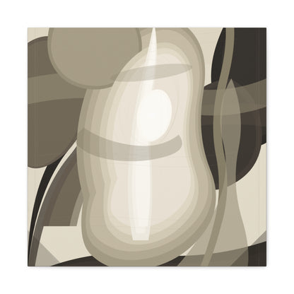 Abstract Neutral Pear Still Life Canvas