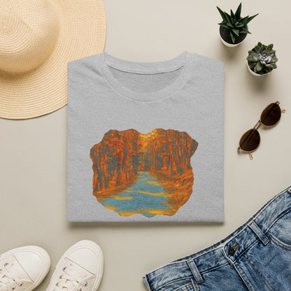 Autumn Pathway Unisex Softstyle T-Shirt, Cozy Fall Shirt, Nature Lover Tee, Scenic Route Top, Gift for Hikers, Casual Wear, Outdoor [...]
