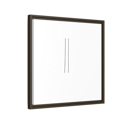 Minimal Line Art | Matte Canvas Framed