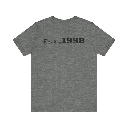 Vintage Est. 1998 Tee - Retro Unisex Shirt for Birthdays, Gifts, Everyday Wear, Casual Style, Nostalgia - TRV