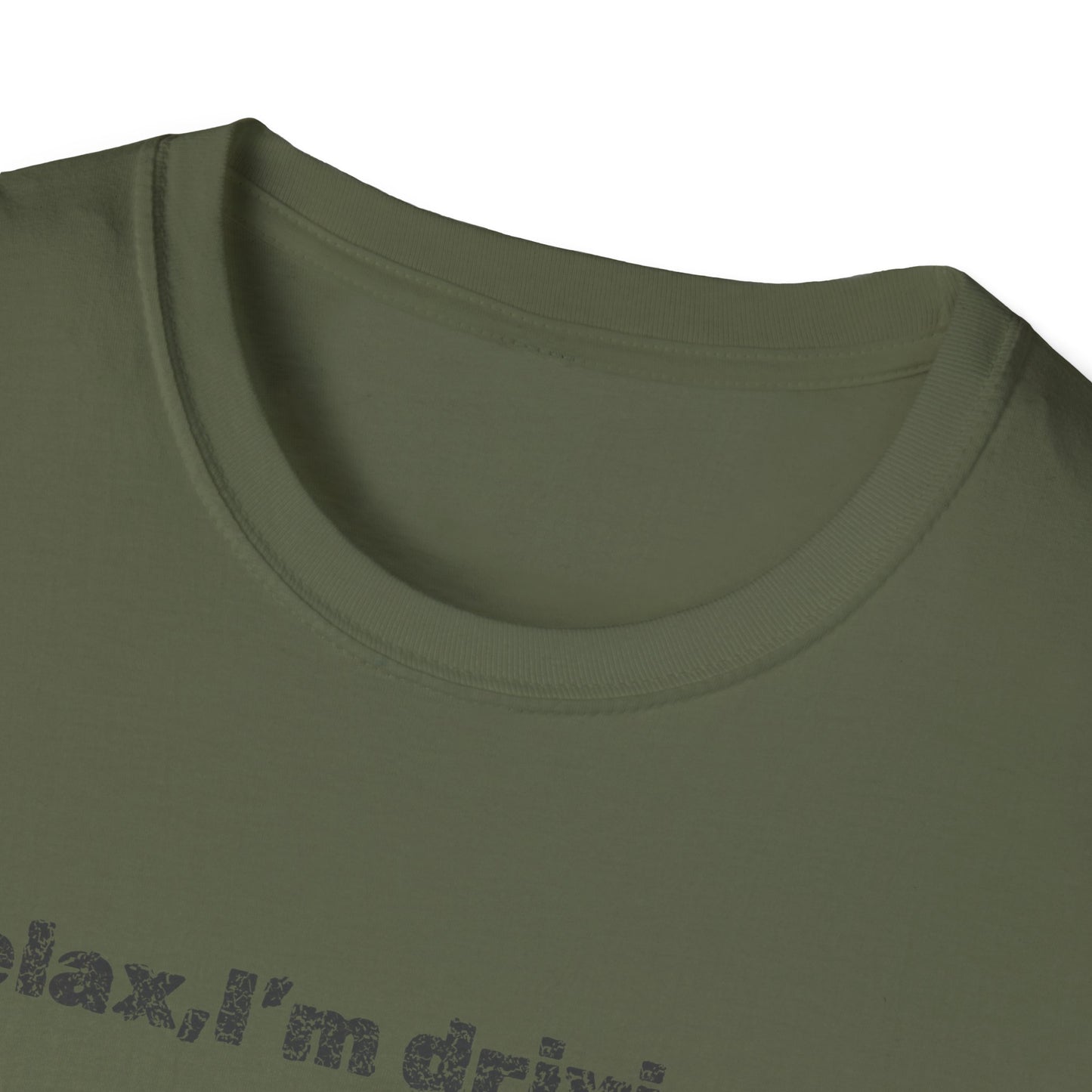 Relaxed UFO Driver T-Shirt, Funny Shirt, Unisex Graphic Tee, Gift for Space Lovers, Casual Wear, Alien Theme Humor