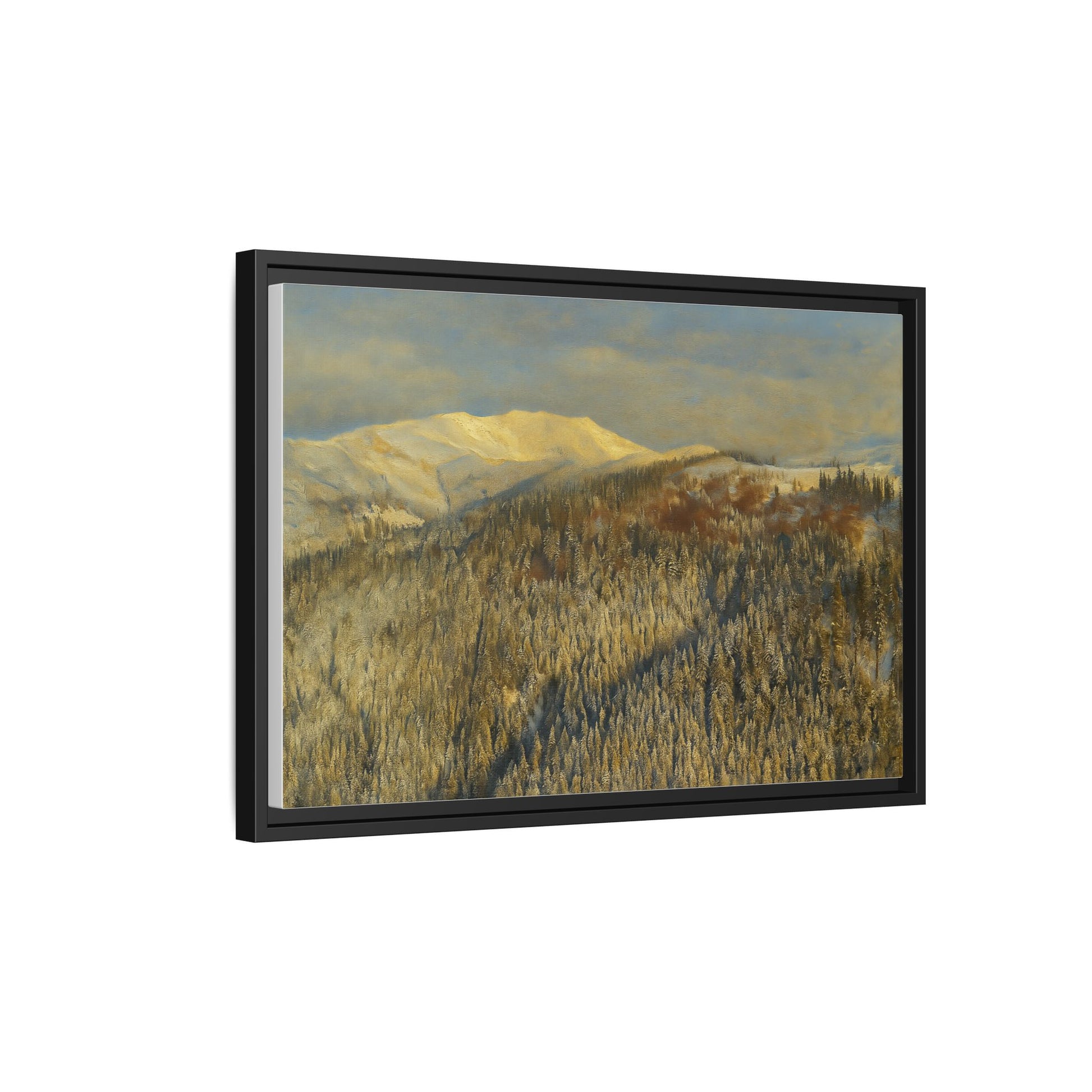 Framed Mountain Canvas Art, Perfect for Home Decor, Nature Wall Art, Gift for Nature Lovers, Cozy Atmosphere - TRV