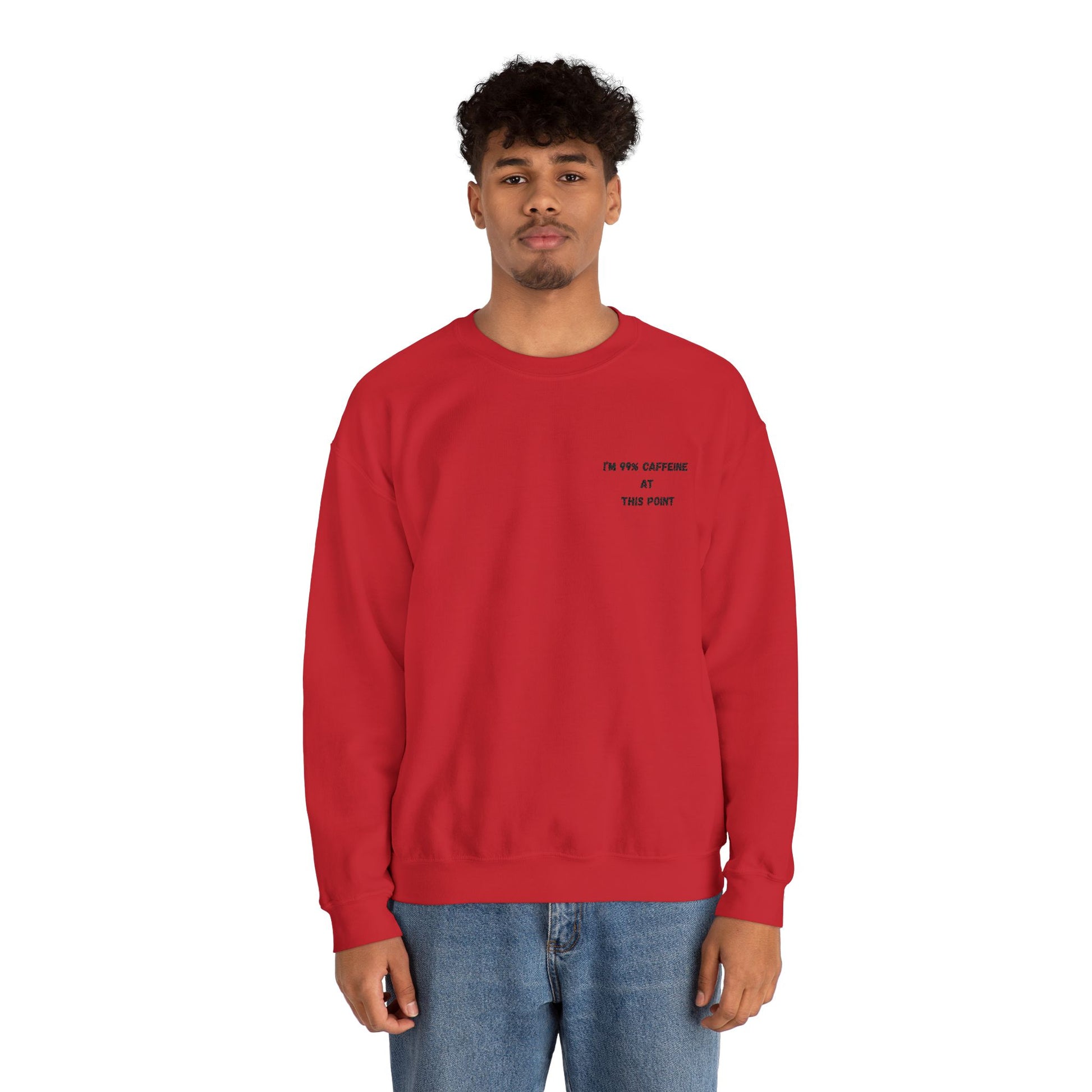 Caffeine Lover's Crewneck Sweatshirt | Unisex Heavy Blend - TRV
