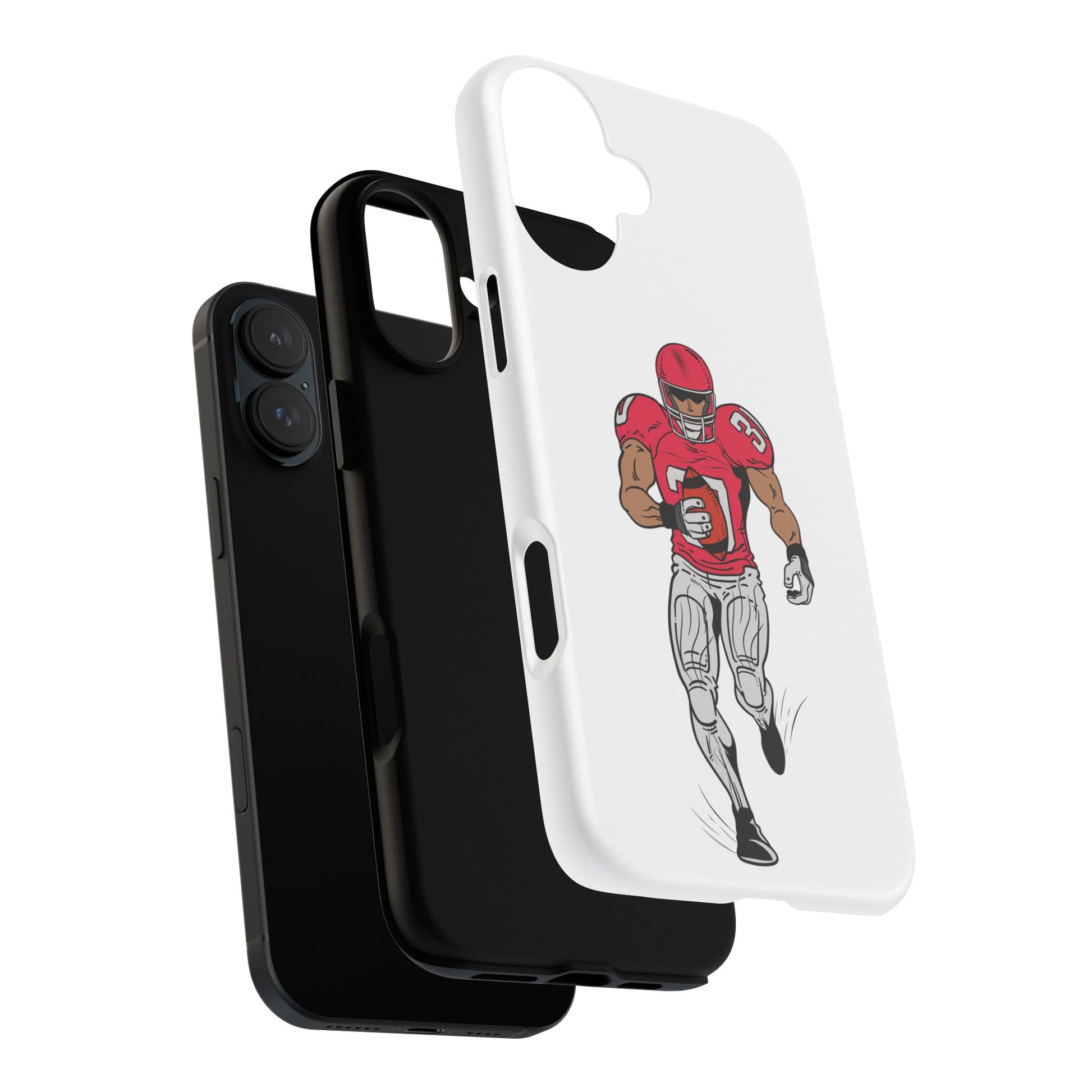 Football Player Tough Case, Sports Phone Cover, Athlete Gift, Tough Phone Case, Fall Sports, Football Lover's Accessory - TRV