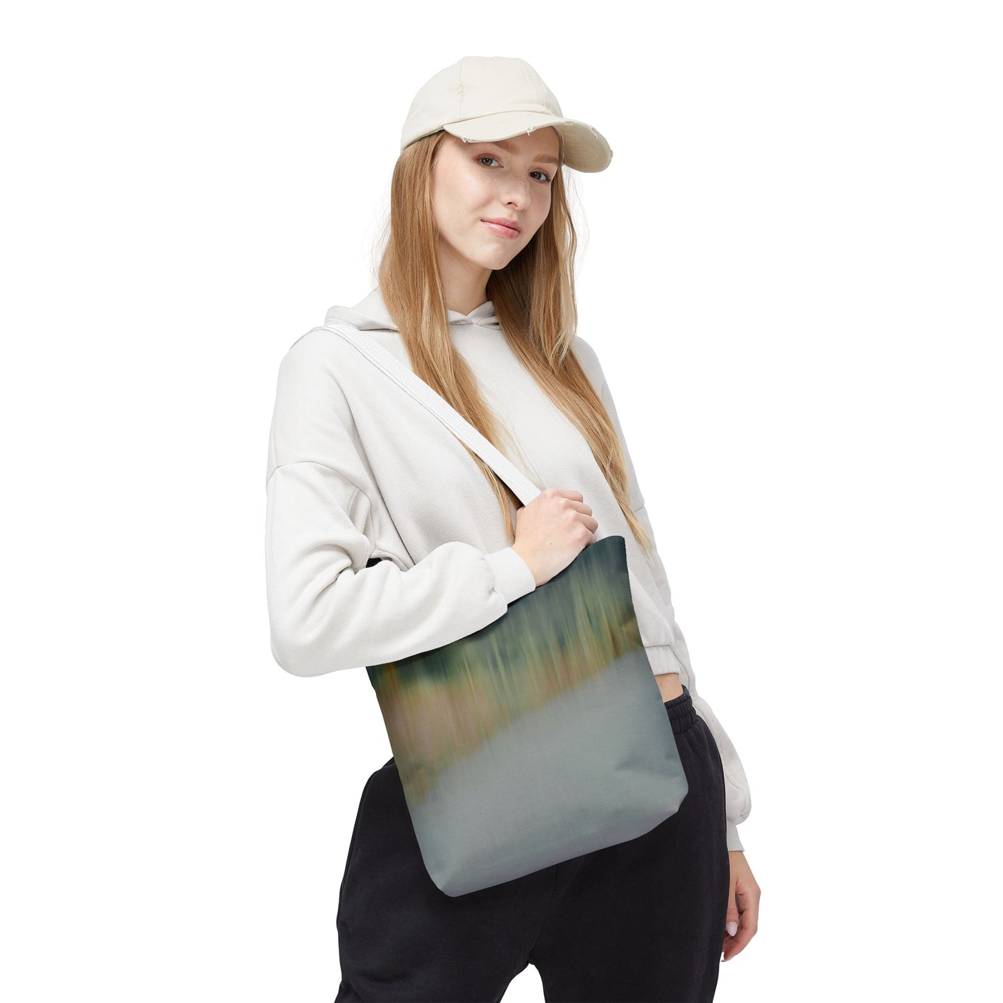 Serene Landscape Tote Bag - Stylish Eco-Friendly Carryall for Everyday Use - TRV