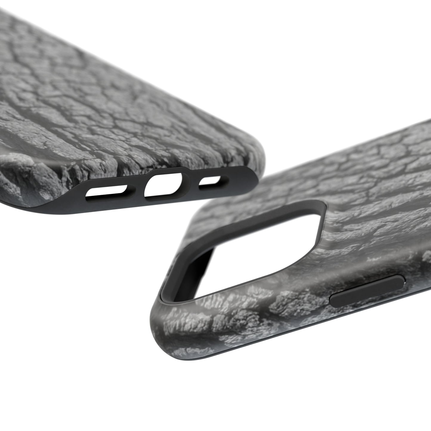 Bark Texture Magnetic Impact Phone Case