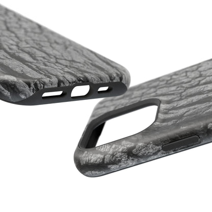 Bark Texture Magnetic Impact Phone Case