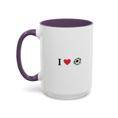 Soccer Love Mug - Accent Coffee Mug (11 & 15oz) | Perfect Gift for Soccer Fans, Sports Gifts, Customized Mugs, Birthday Present, Fan [...] - TRV