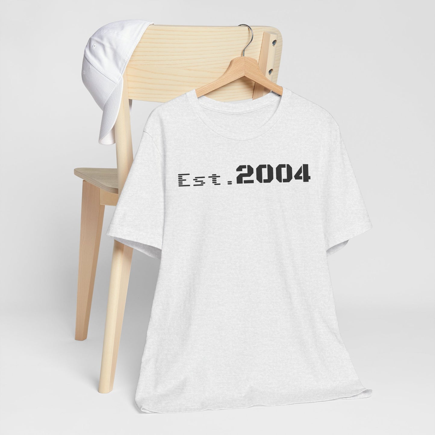 Est. 2004 Unisex Jersey Tee - Vintage Style Graphic Shirt, Casual Wear, Gift for Birthdays, Anniversaries, Celebrations