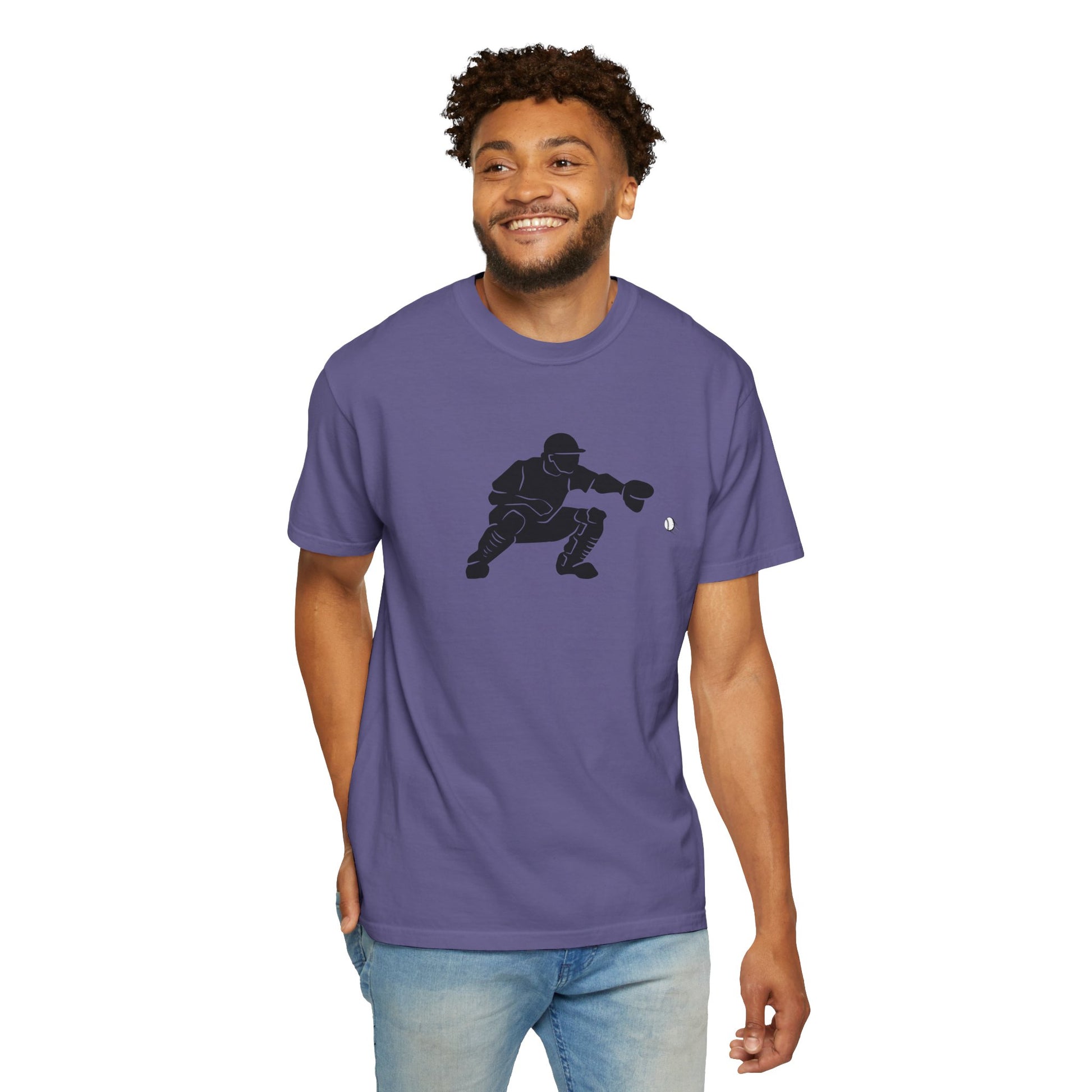 Stylish Unisex Baseball Catcher T-Shirt with Catcher Design, Sports Tee, Baseball Fan Gift, Athletic Apparel, Gift for Him/Her - TRV