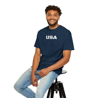 USA Vintage Unisex T-Shirt, Soft Cotton Tee, Casual Wear, Gifts for Her & Him, Summer Essentials, Independence Day Apparel - TRV