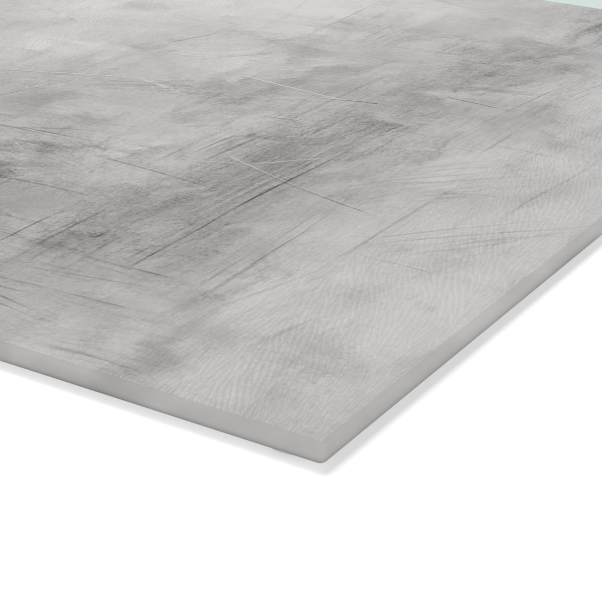Gray Marble Glass Cutting Board — Modern Kitchen Counter Protector
