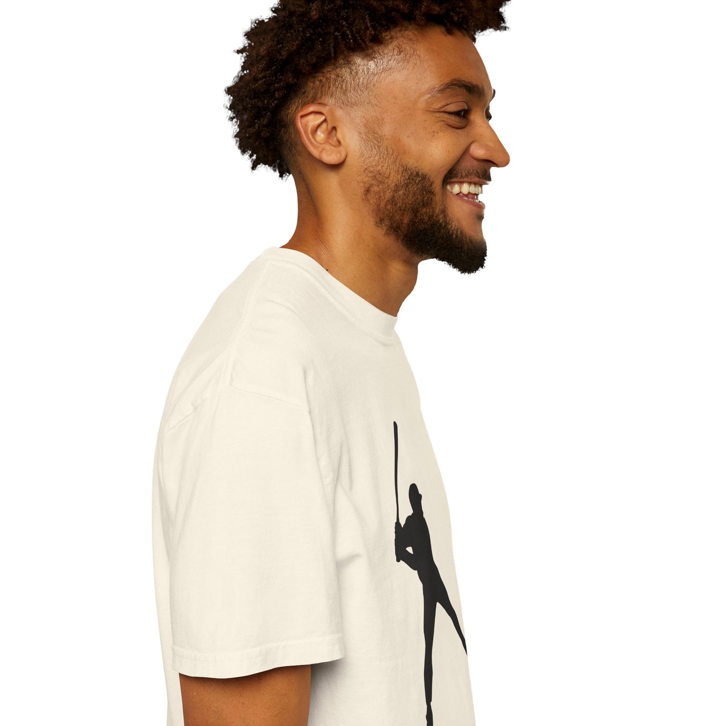 Unisex Baseball Silhouette Tee, Casual Wear, Sports Fan Apparel, Gift for Athletes, Summer Outing Outfit, Soft Cotton Shirt