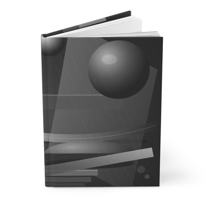Abstract Geometric Spheres Hardcover Journal, Matte Notebook