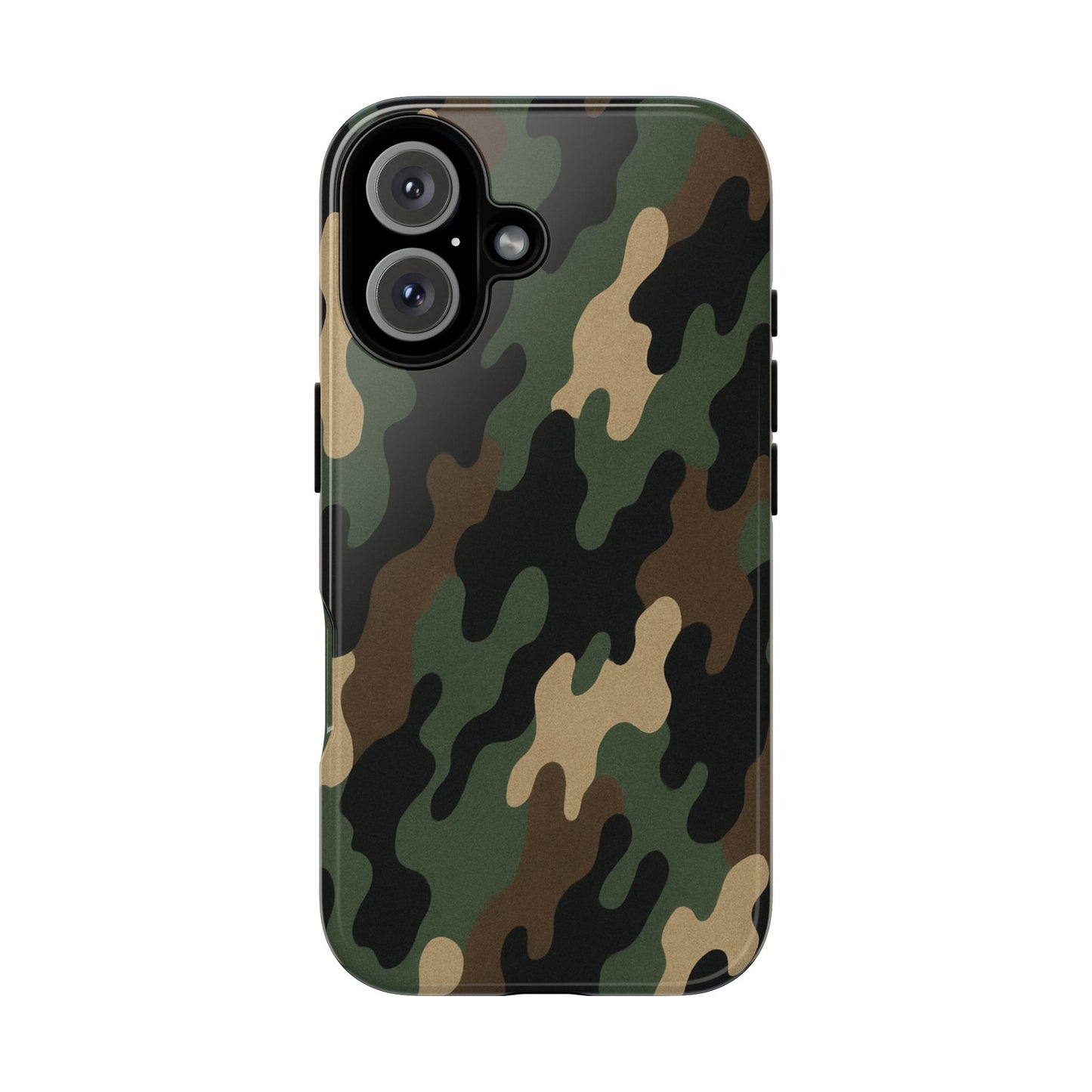 Rugged camouflage Printify tough phone case with protective design for durable mobile device protection.