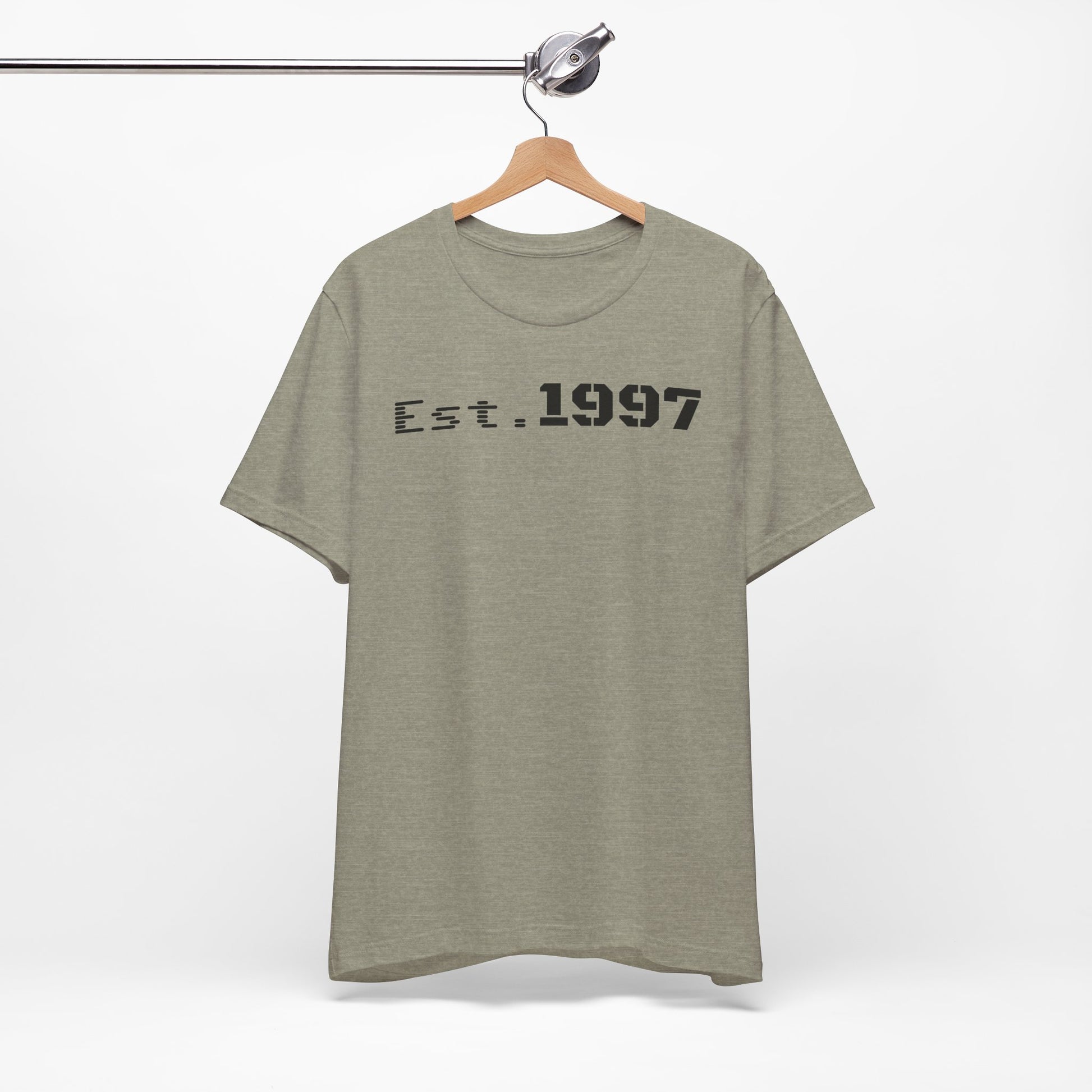 Vintage Est. 1997 Unisex Tee, Gift for Birthdays, Celebrations, Casual Wear, Retro Fashion, Cool Graphic T-Shirt - TRV
