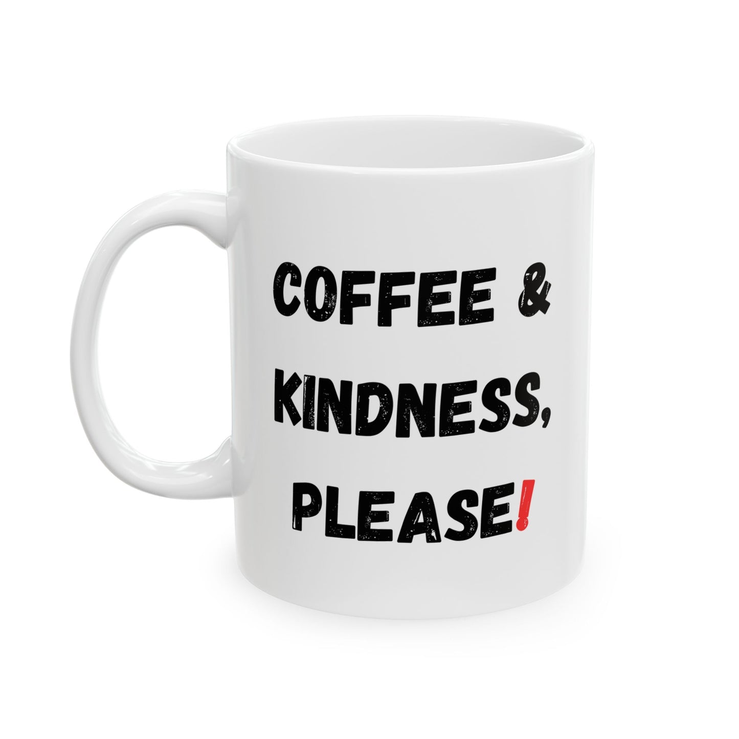 Inspirational Coffee Mug - 'Coffee & Kindness, Please!' - Perfect Gift for Friends & Family - TRV
