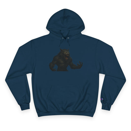 Werewolf Champion Hoodie - Edgy Graphic Sweatshirt for Gamers, Perfect for Gifts, Casual Wear, Fall Fashion, Anime Lovers - TRV