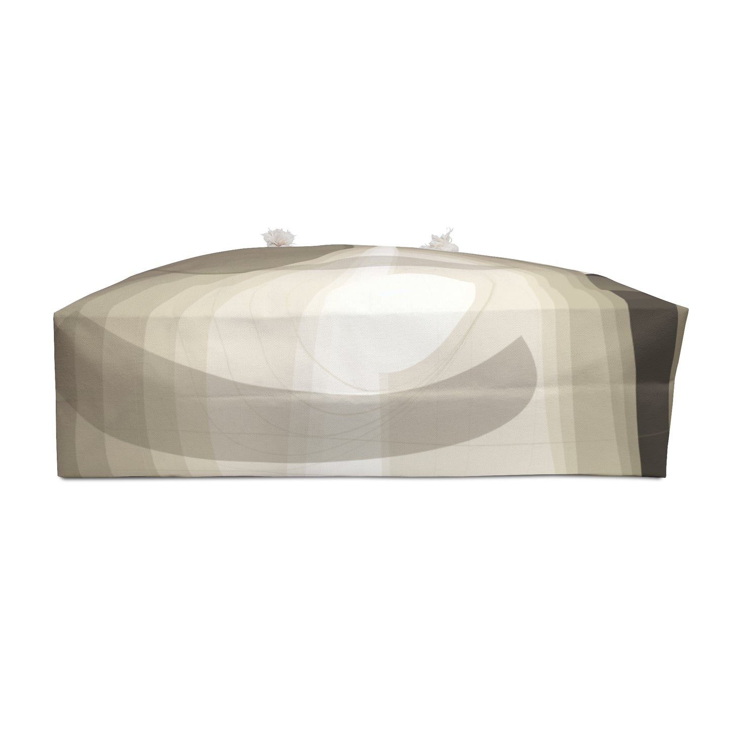 Neutral Abstract Geode Pattern Weekender Bag | Beige Stone Strata