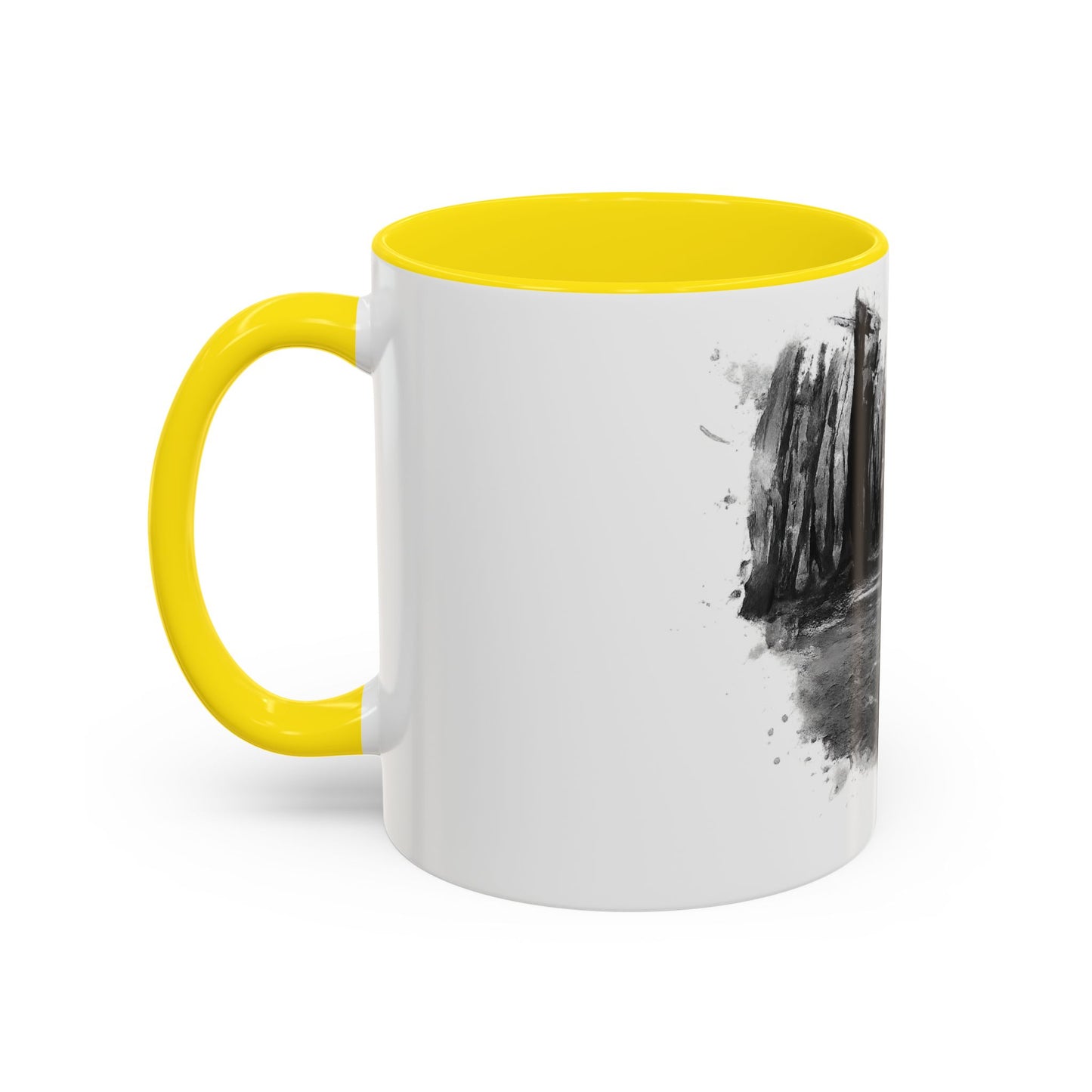 Moody Abstract Forest Coffee Mug | Unique Gift for Nature Lovers, Cozy Home Decor, Perfect for Coffee, Tea, and Hot Chocolate - TRV