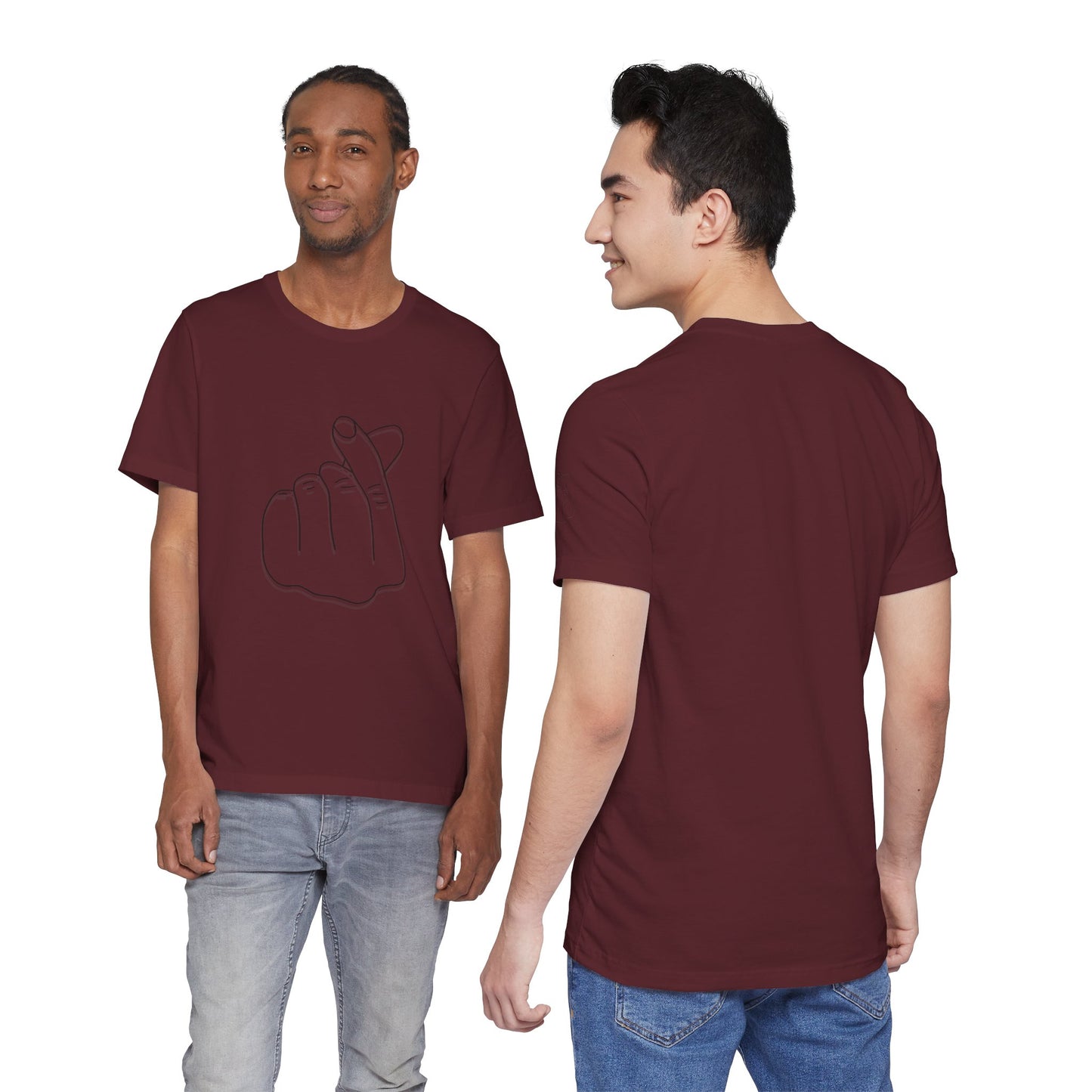Minimalist Hand Sign Unisex Tee | Casual Everyday Wear | Perfect for Gift Givers