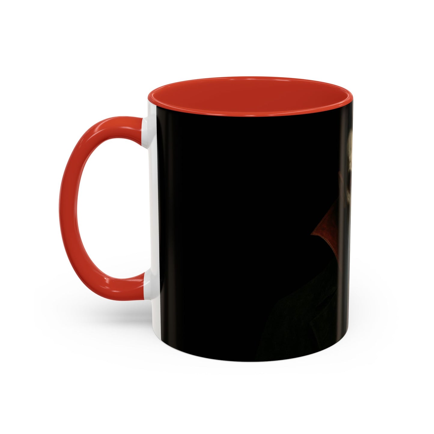 Gothic Dracula Vampire Accent Coffee Mug | Spooky Halloween Gift, Unique Home Decor, Collector's Mug, Coffee Lover's Gift - TRV